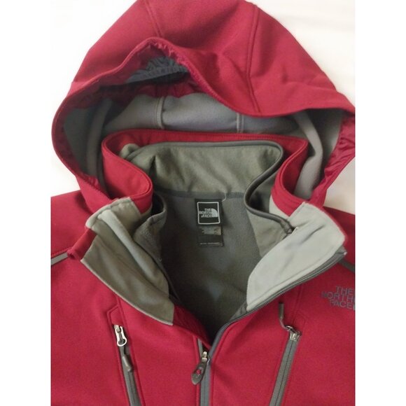The North Face Women's Burgundy Velour Lined Coat Medium - Picture 4 of 6